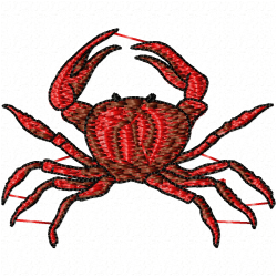 Crab Embroidery Design 1 Crab Embroidery Design 1
